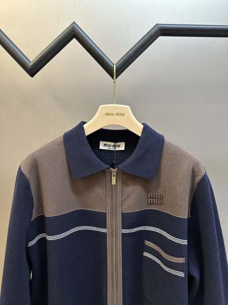 2025年11月17日秋冬新作miu miuカーディガンのコート高品質人気商品/XQY工場