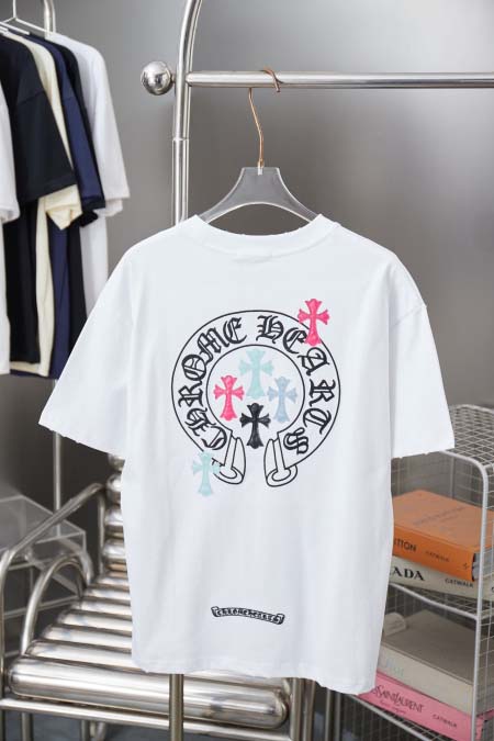 2025年12月22日秋冬新作Chrome Hearts半袖 tシャツ人気商品/XQY工場