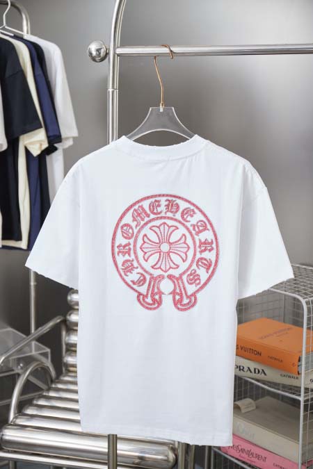 2025年12月22日秋冬新作Chrome Hearts半袖 tシャツ人気商品/XQY工場