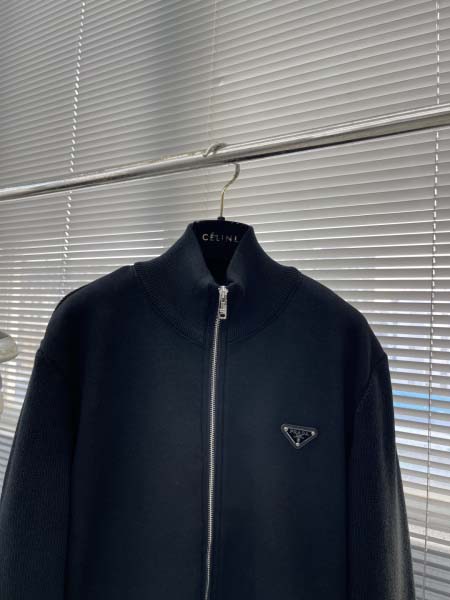 2025年12月29日秋冬新作PRADA ニットカーディガン  高品質人気商品/誕生日プレゼント/FF工場