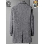 2026年1月4日Versace新作秋冬のダッフルコートに厚手のロングスーツビジネス紳士人気商品/TY工場