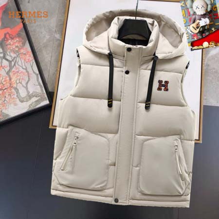 2026年1月9日HERMES 新作 羽毛綿のベストJX工場
