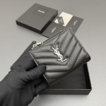 2026年1月12日新作高品質Saint Laurent財布  w10.5×h8.5×d2.5cm     /GQ工場