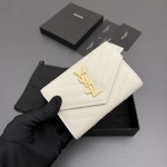 2026年1月12日新作高品質Saint Laurent財布w13.5×h9.5×d3cm     /GQ工場