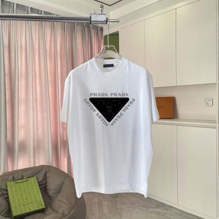 2026年1月22日新作Prada半袖 tシャツ高品質人気商...