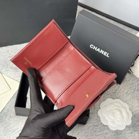2026年2月19日新作高品質Chanel三折財布本革 /LYS工場