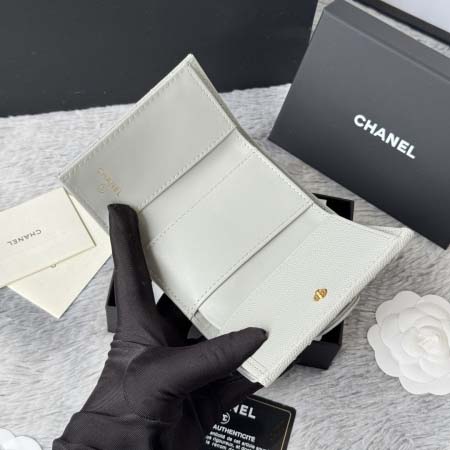 2026年2月19日新作 高品質Chanel三折財布本革 /LYS工場