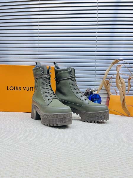 2026年2月21日入荷新作Louis Vuitton女性靴人気商品★/誕生日プレゼント/流行/高品質/JY工場Size:35-42