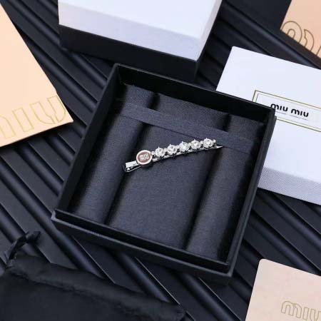 2026年2月5日入荷新品miumiuヘアピンギフト/誕生日...