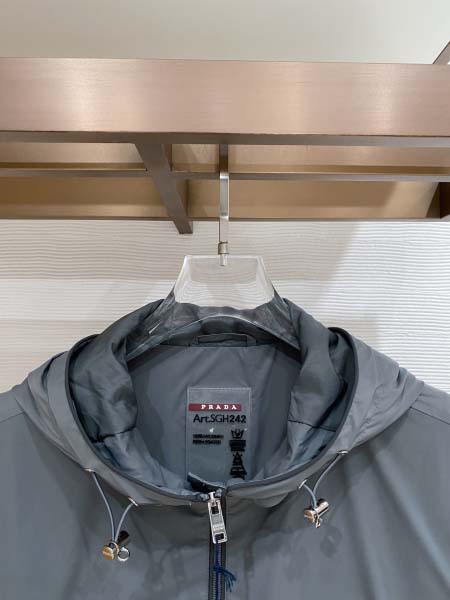 2026年3月6日入荷春秋新作Pradaジャケット高品質DH工場