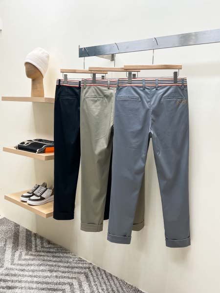 2026年3月19日春夏新作Burberryスラックス原版復刻高級素材/A5工場