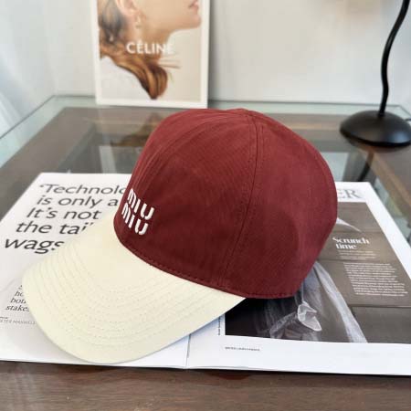 2026年3月22日入荷早春新作 Miumiu帽子／野球帽ファッション/誕生日プレゼント/贈り物 HT工場