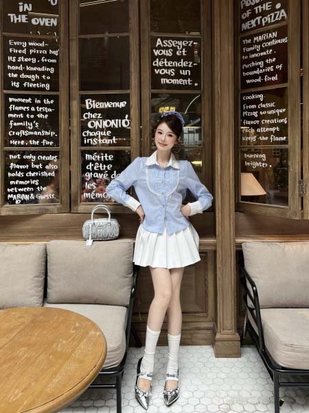 2026年3月6日入荷早春新作 Miumiuシャツファッショ...