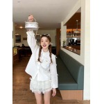 2026年3月6日入荷早春新作 Miumiuシャツファッション/誕生日プレゼント/贈り物 can工場