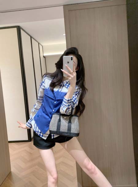 2026年3月6日入荷早春新作Burberryシャツ女性用フ...