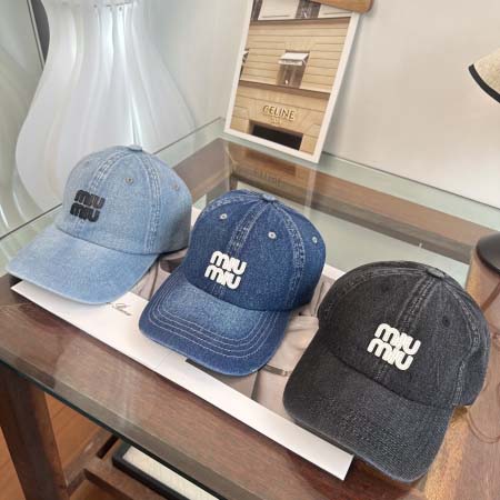 2026年3月22日入荷早春新作MiuMiu帽子／野球帽ファ...