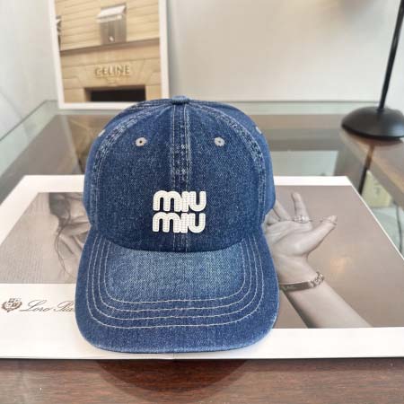 2026年3月22日入荷早春新作MiuMiu帽子／野球帽ファ...