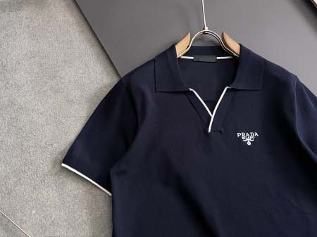 2026年4月7日入荷春夏新作Pradaニットの半袖高級なプレゼント/誕生日プレゼント/高品質/メンツ/記念品/ wenzhou工場