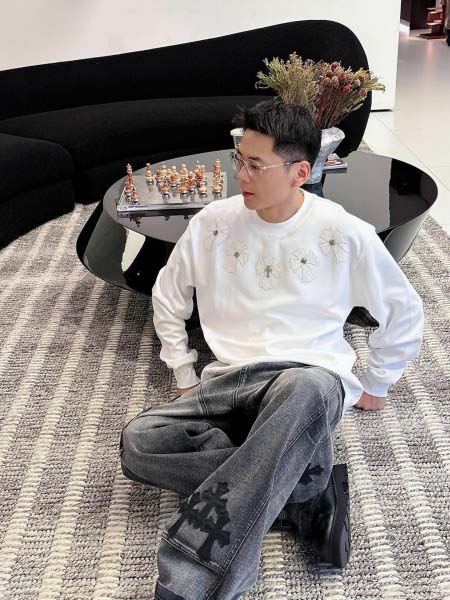 2026年4月11日入荷新作クロムハーツスウェットシャツ 春秋高品質超厳選★入手困難/B+工場