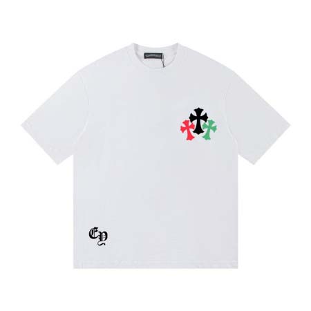 2026年4月14日春夏入荷新作Chrome Hearts短袖Tシャツ人気商品/HJJ工場