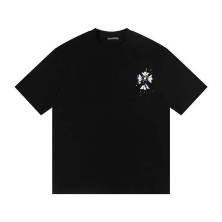 2026年4月14日春夏入荷新作Chrome Hearts短袖Tシャツ人気商品/HJJ工場