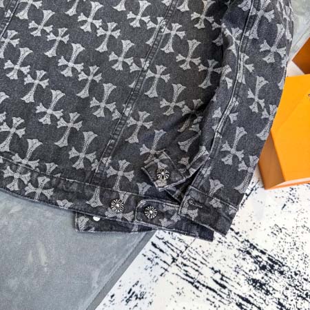 2026年4月15日新作Chrome Heartsジャケット高品質/誕生日プレゼント/FF工場