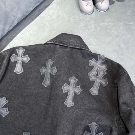 2026年4月15日新作Chrome Heartsジャケット高品質/誕生日プレゼント/FF工場