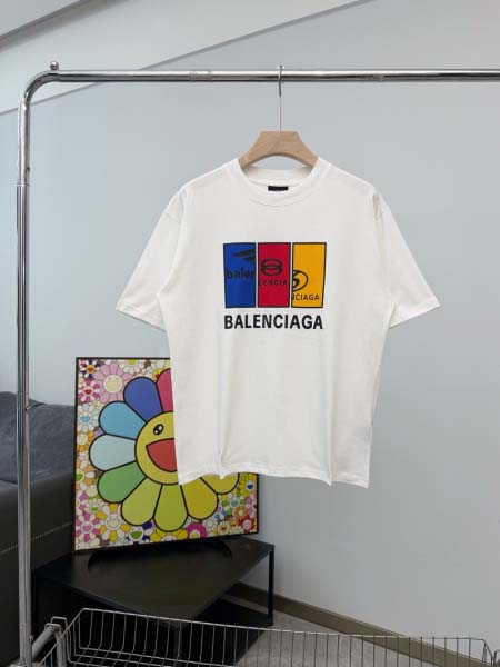 2026年4月16日新作Balenciaga半袖 tシャツ高品質/誕生日プレゼント/FF工場S-XL