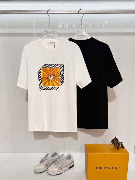 2026年4月19日新作Fendi半袖 tシャツ高品質/誕生日プレゼント/FF工場