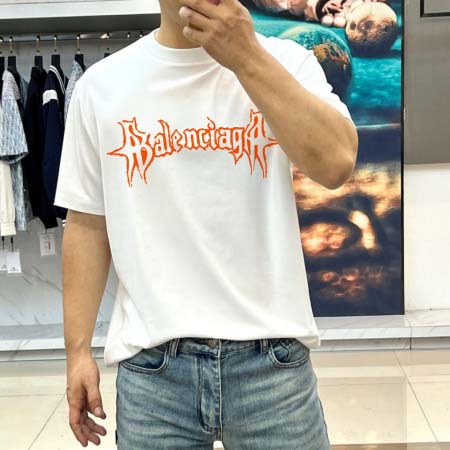 2026年4月22日新作BALENCIAGA半袖 tシャツ高品質/誕生日プレゼント/FF工場