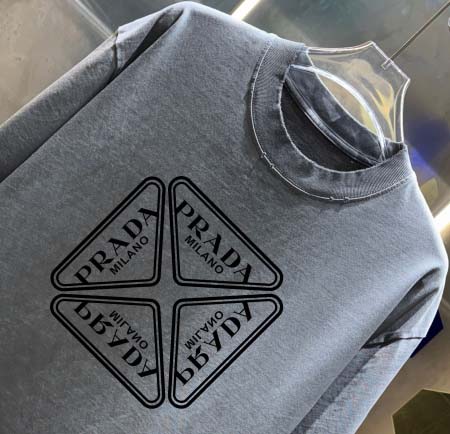 2026年4月23日春夏新作Prada半袖 tシャツ高品質/誕生日プレゼント/FF工場