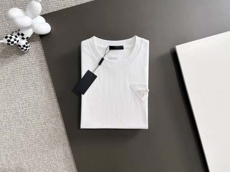 2026年4月23日春夏新作Prada半袖 tシャツ高品質/誕生日プレゼント/FF工場