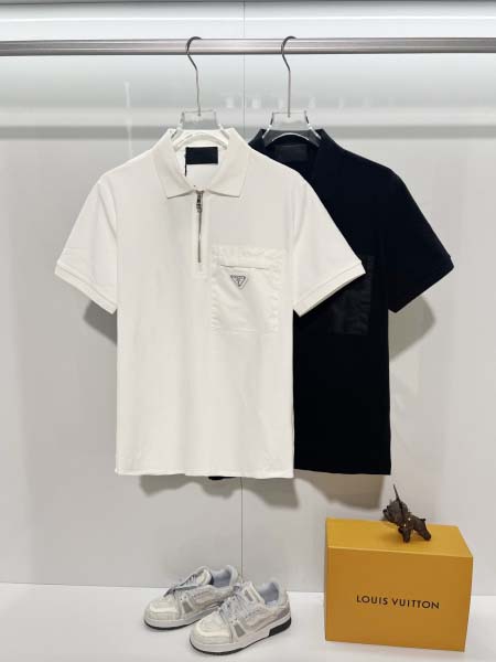 2026年4月23日春夏新作Prada半袖 tシャツ/誕生日プレゼント/FF工場