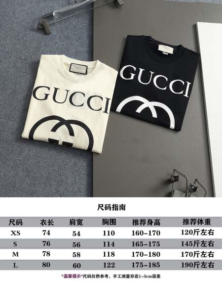 2026年4月27日春夏新作GUCCI 半袖 tシャツ激安高品質/誕生日プレゼント/FF工場