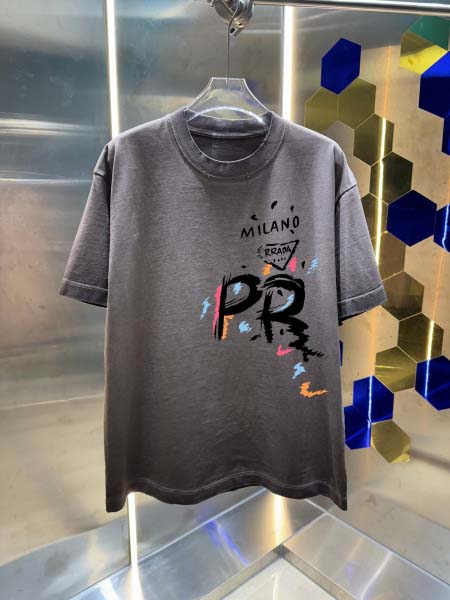2026年4月23日春夏新作Prada半袖 tシャツ高品質/...