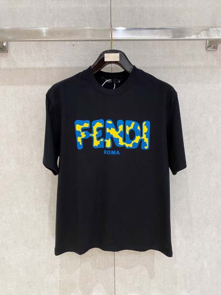 2026年4月23日春夏新作Fendi半袖 tシャツ/誕生日...