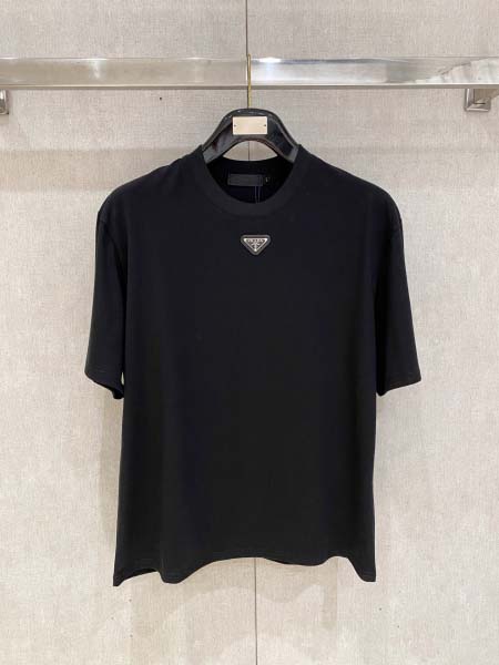 2026年4月23日春夏新作Prada半袖 tシャツ/誕生日...