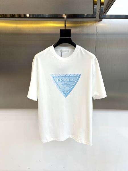 2026年4月23日春夏新作Prada半袖 tシャツ/誕生日...