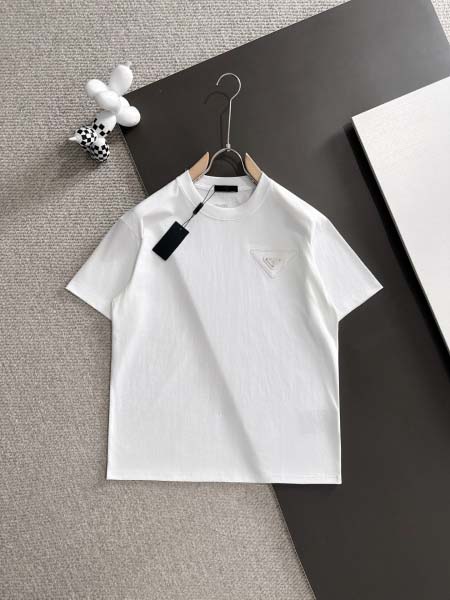 2026年4月23日春夏新作Prada半袖 tシャツ高品質/...