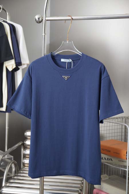 2026年4月23日春夏新作Prada半袖 tシャツ/誕生日...