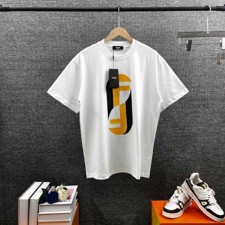 2026年4月23日春夏新作Fendi半袖 tシャツ/誕生日...