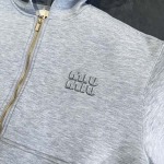 2026年4月24日春夏新作Miu Miuジャケット高品質/誕生日プレゼント/FF工場