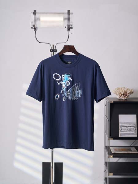 2026年6月16日春夏新作Fendi半袖 tシャツ高品質人...