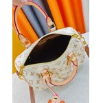 2026年8月8日入荷ヴィトンバッグSPEEDY BANDOULIRE 25  M2A038   Monogram Dune   26 x 19 x 人気の新作/誕生日プレゼント/ZC工場