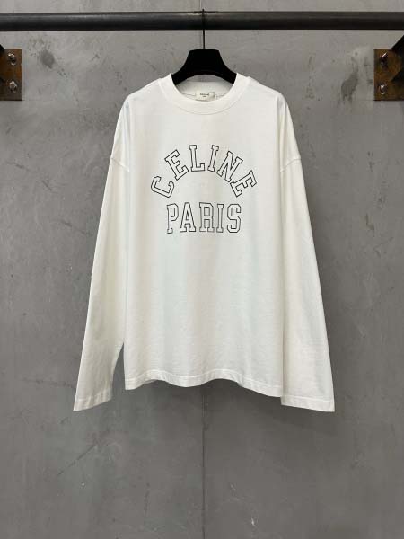 2026年8月27日秋冬新作CELINE長袖tシャツ高品質人...