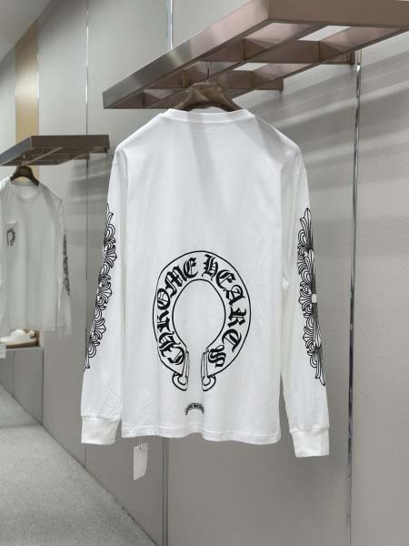 2026年9月11日秋冬新作Chrome hearts長袖Tシャツ高品質人気の商品/YGY工場
