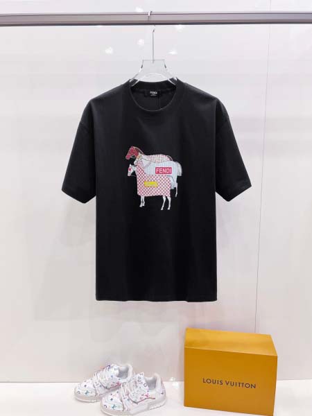 2026年9月5日秋冬新作Fendi半袖 tシャツ高品質人気...