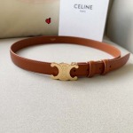 2023年9月15日高品質新品入荷 CELINE 女性ベルト2.5cm 本革qiqi工場