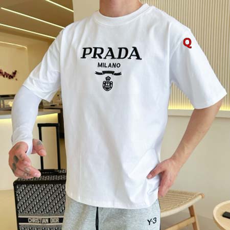 2024年5月10日春夏高品質新作入荷プラダ 半袖 Tシャツ薄手Q工場