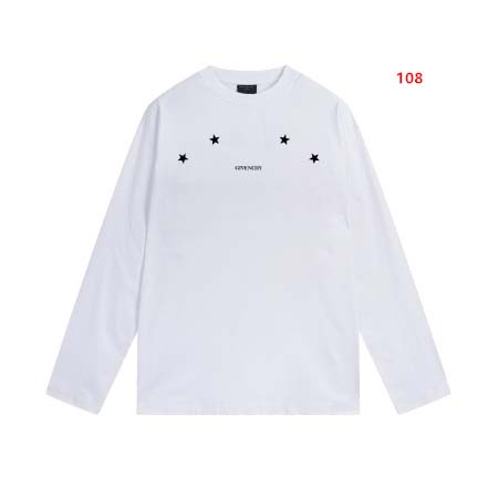 2024年7月30日早秋新品入荷 ジバンシー  長袖 Tシャツ 108工場